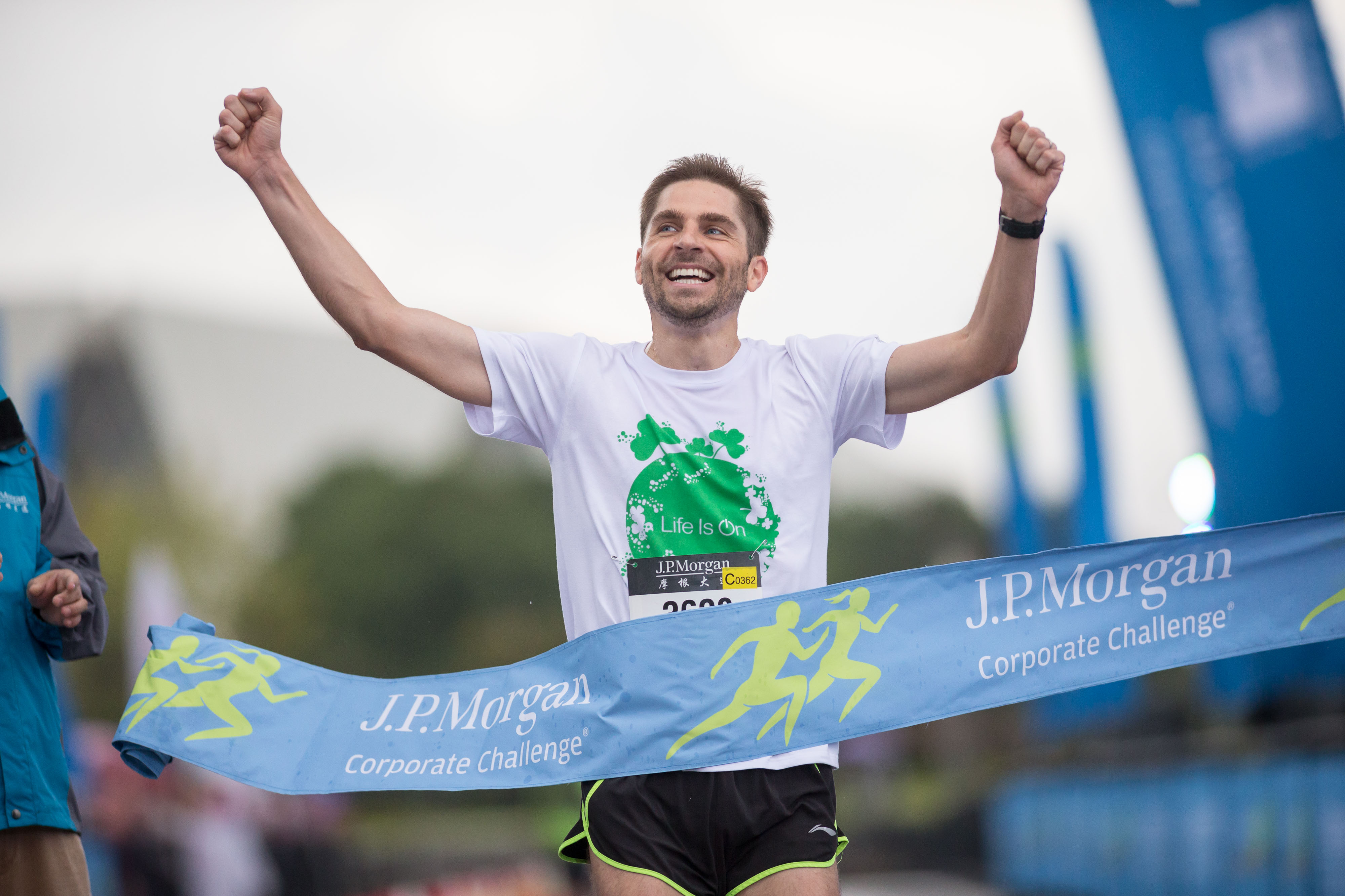Mathieu Leboulanger crossed the finish line as male champion for the third consecutive year.